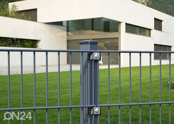 Заборная панель 2D RAL7016, 6/5/6 mm 163x250 cm