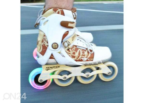 Запасные колеса для роликовых коньков FLASHING 76x24 85A Tempish