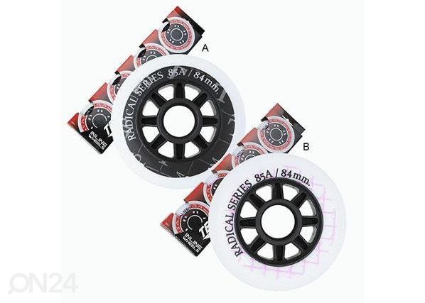 Запасные колеса для роликовых коньков Radical 84x24 85A Tempish