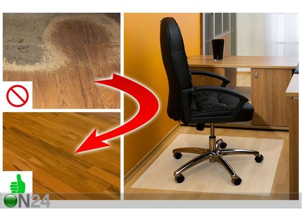 Защитный коврик под рабочий стул 140x100 см