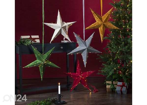 Звезда Velvet, красная