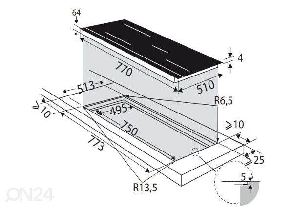 Индукционная варочная панель Brandt BPI384HUB