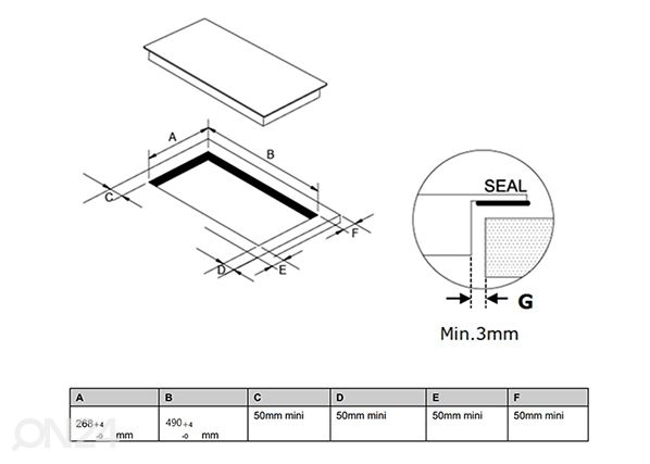 Керамическая варочная панель Scandomestic Domino K30