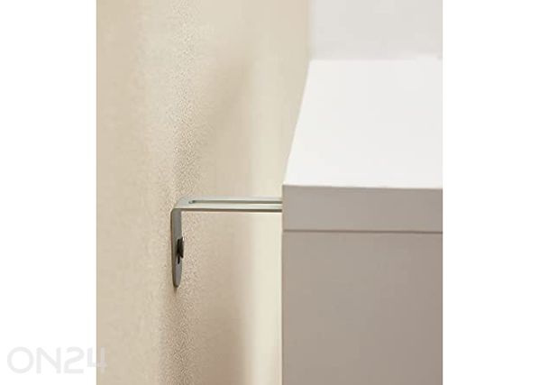 Книжная полка 129,5x129,5 см белая