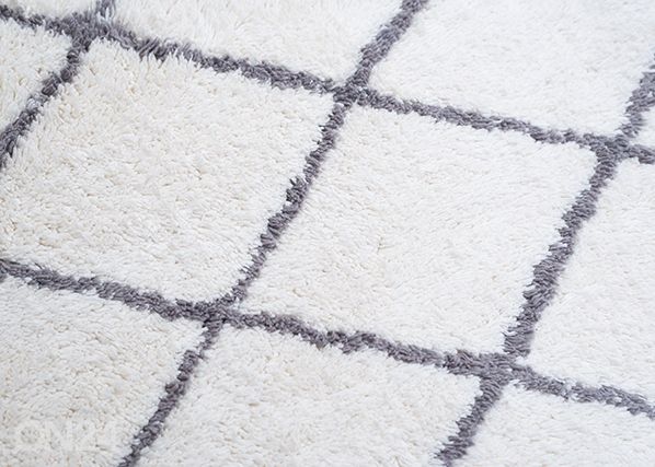 Ковер в ванную Tom Tailor Ethno Bath Ben 60x100 cm, белый/пёстрый