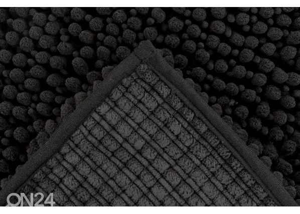 Коврик для ванной комнаты Fluffy Black 50x90 cm