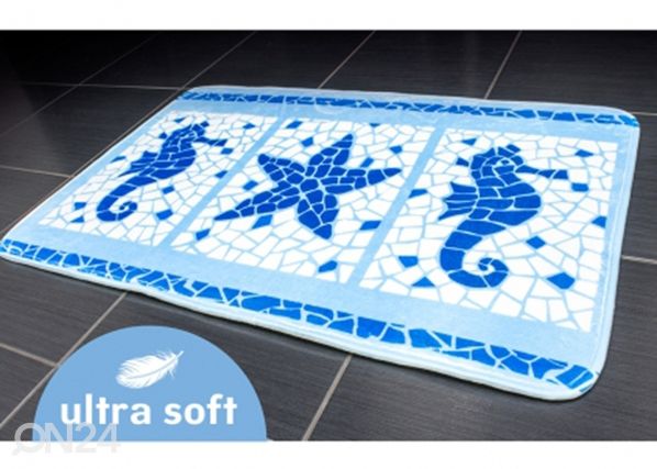 Коврик для ванной Tatkraft Marine Motifs, 50x80 см