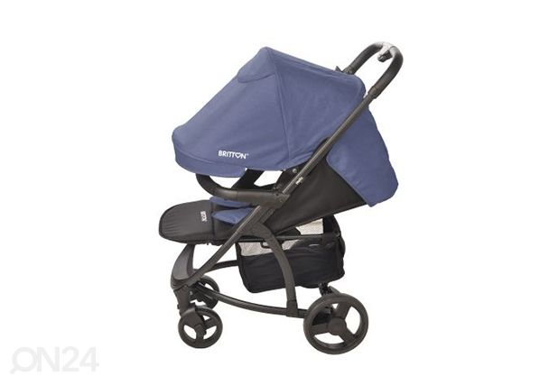 Коляска Britton Helix темно-синяя