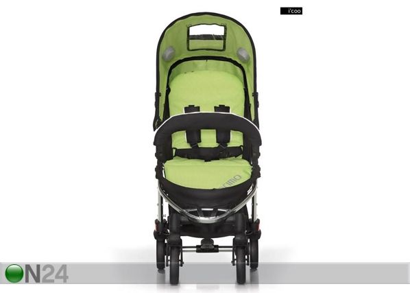 Коляска I'Coo Primo Black + Kiwi