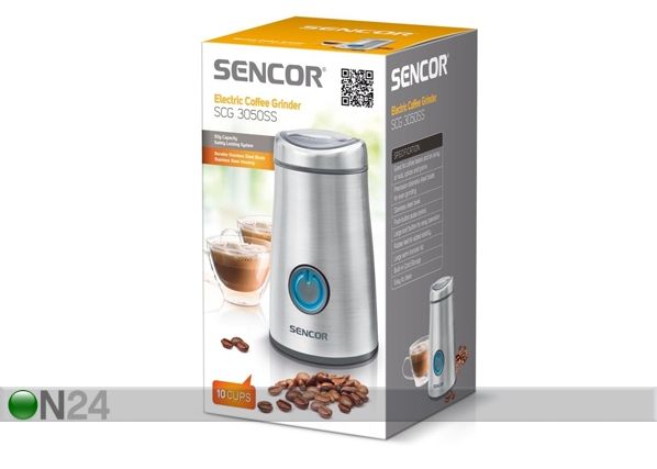 Кофемолка Sencor SCG3050SS