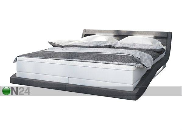 Кровать с LED освещением + матрас 180x200 cm