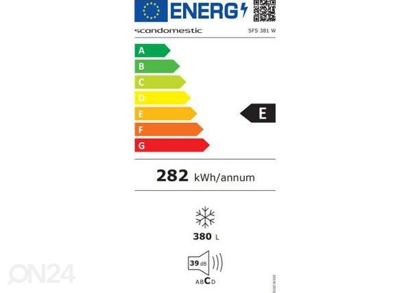 Морозильная камера Scandomestic SFS381W белая