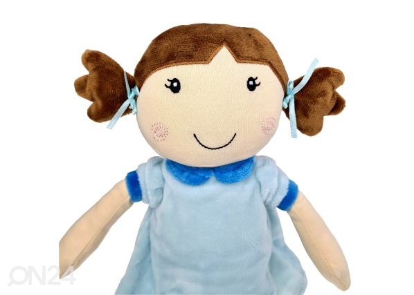 Мягкая кукла синяя 35 см