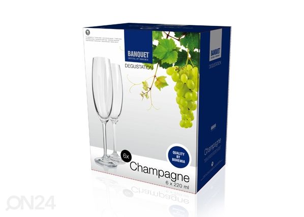 Набор бокалов для шампанского 6 шт