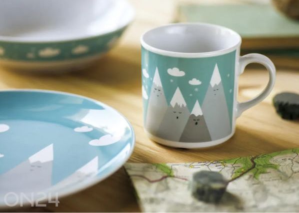 Набор детской столовой посуды "Горы"