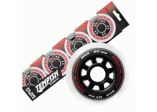 Набор колёс для роликовых коньков RADICAL 72x24 84A Tempish