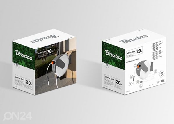 Набор с автоматической катушкой Bradas White Line 20 м