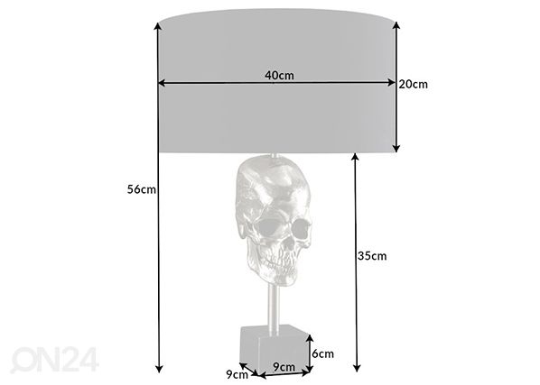 Настольная лампа Skull