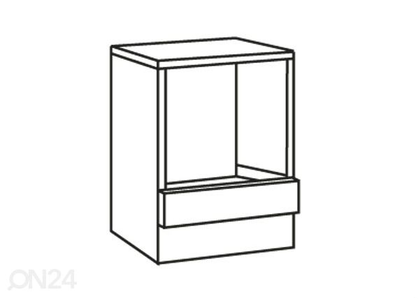 Нижний шкаф Klassik 60 для встраиваемой духовки