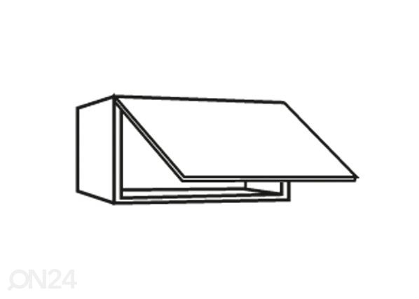 Низкий навесной шкаф Lagos 60 cm