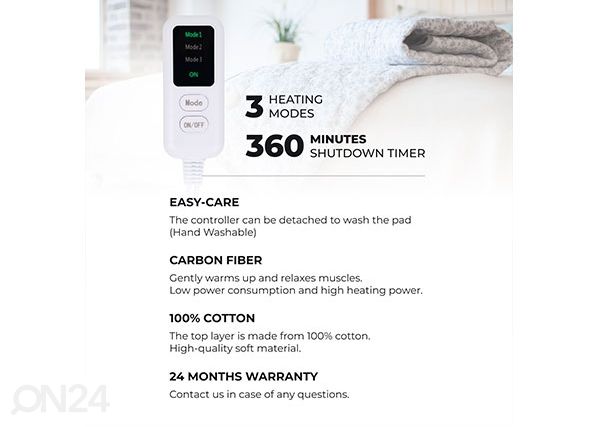 Одеяло с подогревом Ecosapiens Linen 150x90 см