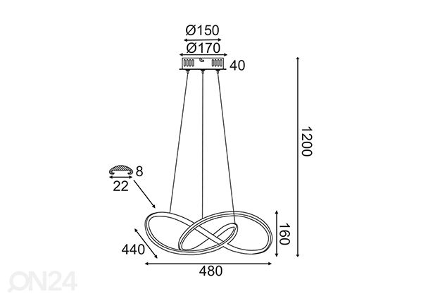 Подвесной светильник Gordius