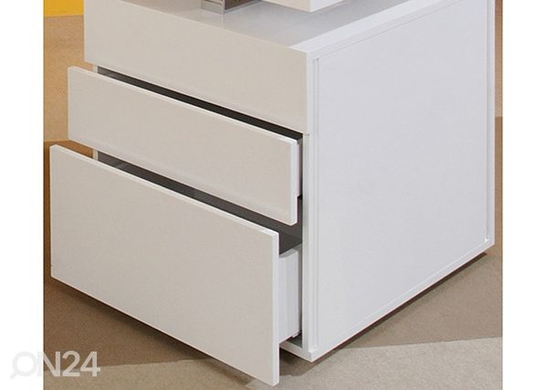 Рабочий стол 70x160 cm, белый глянцевый