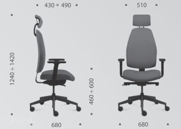 Рабочий стул Cari PDH