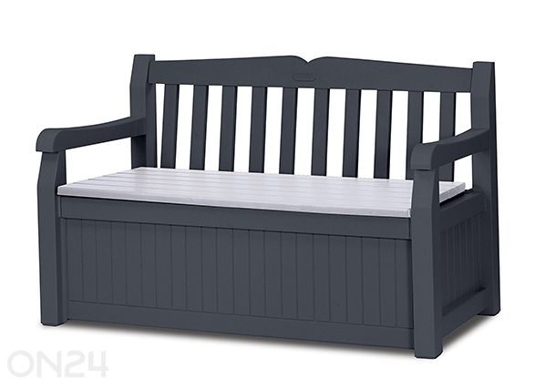 Садовая скамейка с ящиком для хранения Keter Eden, графит