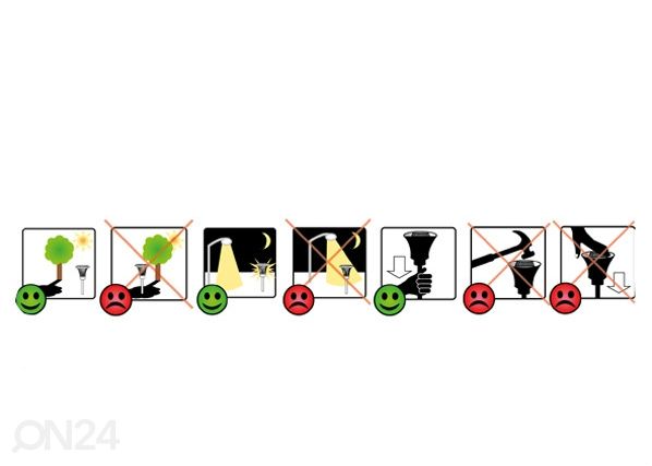 Садовый светильник с солнечной панелью