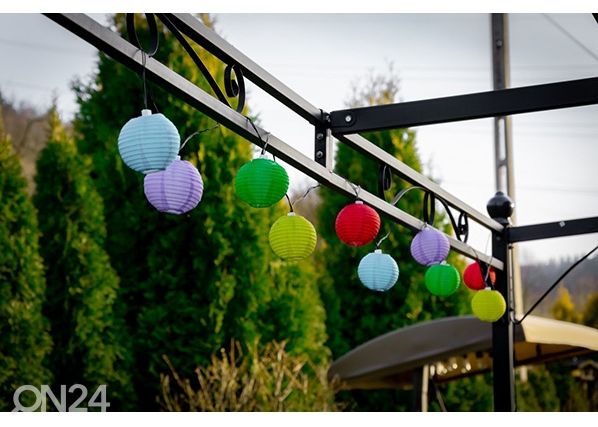 Световая гирлянда 10xLED цветные шары