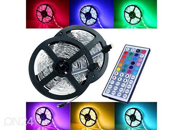 Светодиодная лента RGB с пультом дистанционного управления 10 м