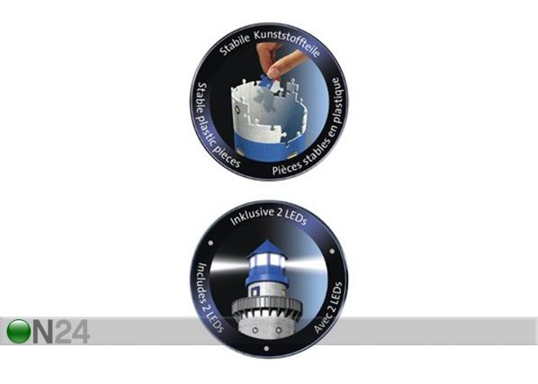 Светящаяся в темноте 3D головоломка Маяк 216 элементов
