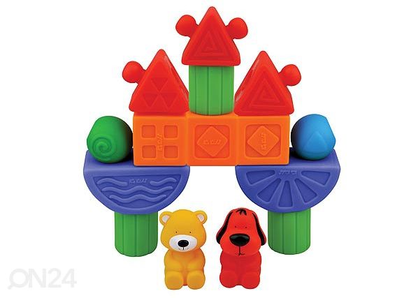 Строительные кубики из мягкого пластика