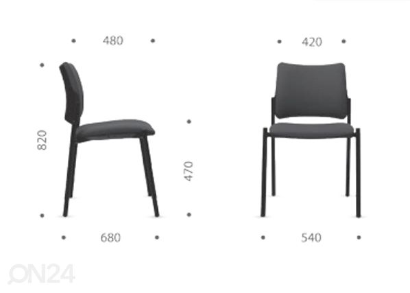 Стул для конференций Pinko Visitor 2