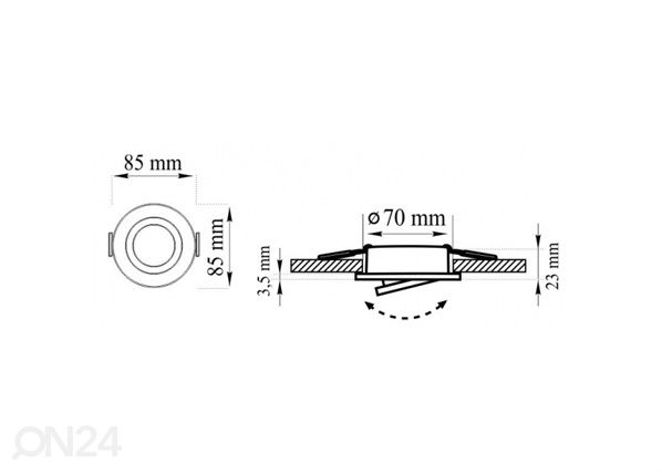Точечный светильник Olal 3 шт.