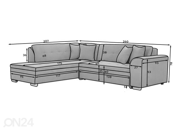 Угловой диван-кровать