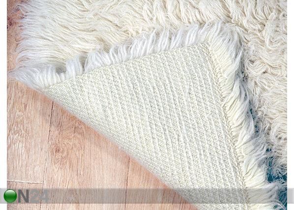 Шерстяной ковёр Flokati круглый 120х120 см
