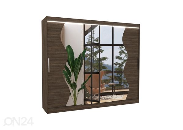 Шкаф-купе 250 cm + LED