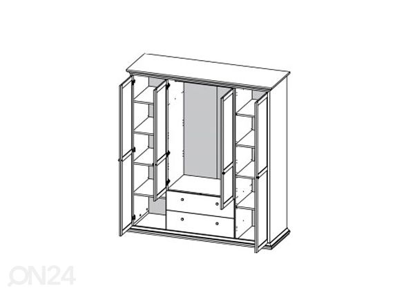Шкаф платяной Paris
