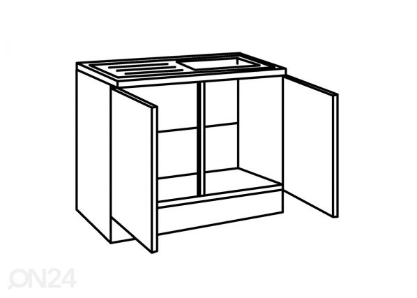 Шкаф под раковину Faro 100 cm