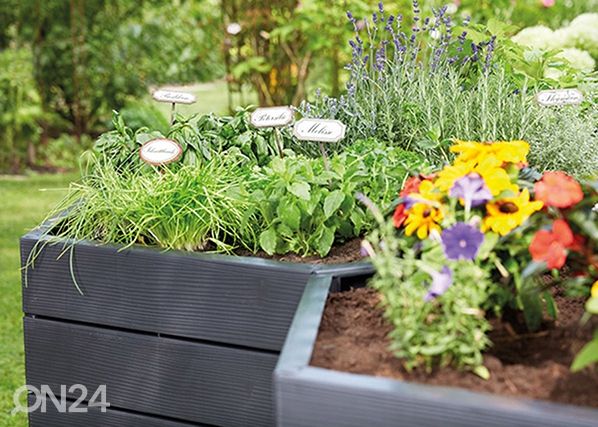 Ящик для грядки Ergo 55 см, текстура дерева