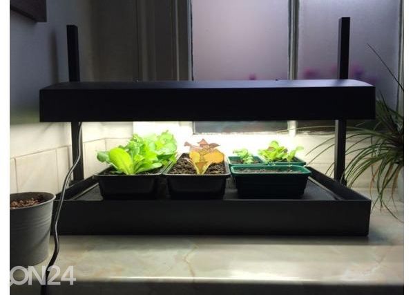 Ящик для предварительного выращивания с подсветкой Micro Grow Light Garden 11 Вт, черный