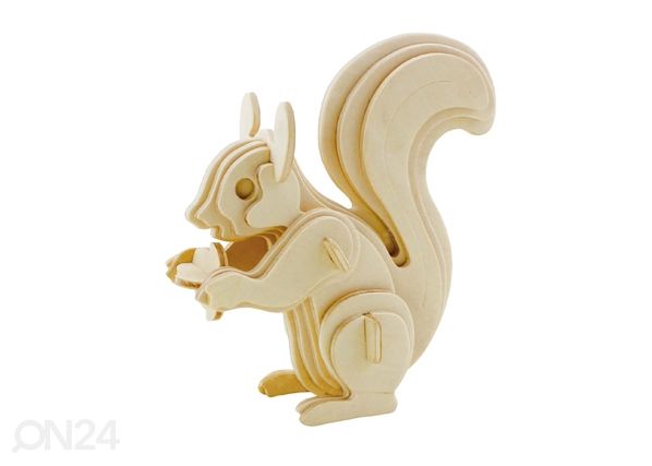 3D пазл Цветная белка