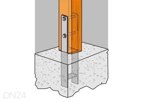 H-анкер для детской площадки / для крепления качели