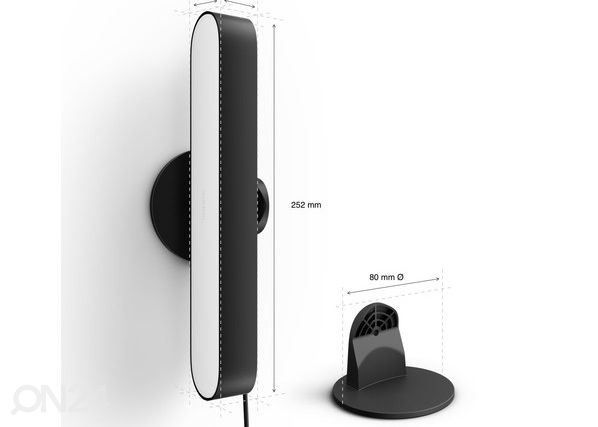 Hue White and Color ambiance Play умная панель черного цвета