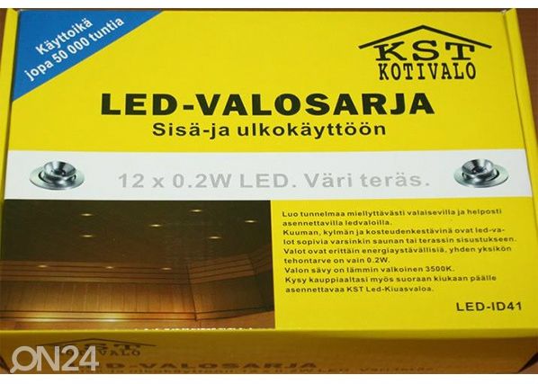 LED лампочки для освещения сауны 12 x 0,2 Вт