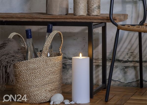 LED свеча Flamme Rak белый h27,5 cm