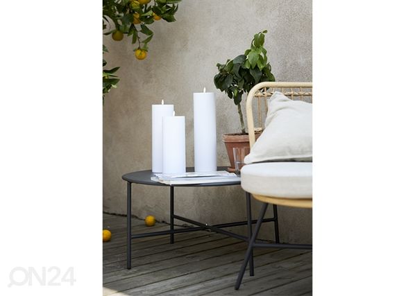 LED свеча Flamme Rak белый h32,5 cm