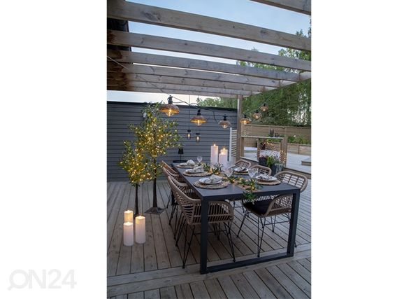 LED свеча Flamme Rak белый h32,5 cm